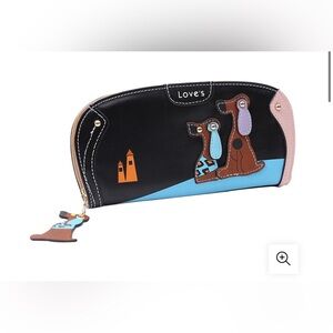 Women’s Cartoon Dog Printed Wallet